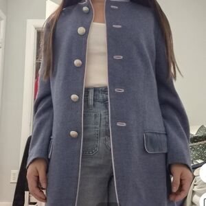 Women's Blue And Pink Blazer